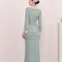 Scarlett Kurung - Aqua Green