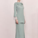 Scarlett Kurung - Aqua Green