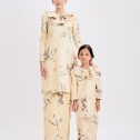 Hailey Kurung in Soft Yellow (Kids)