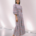 Naria Cotton Maxi Dress - Turquoise